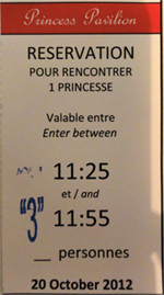 billet pavillon princesses