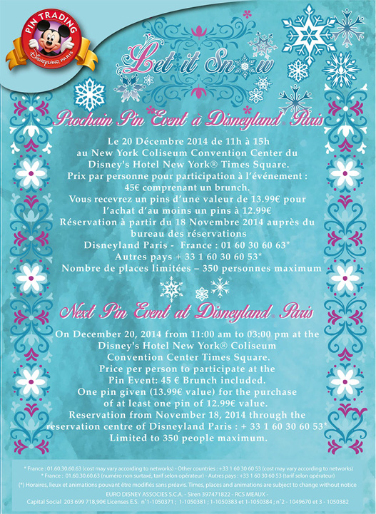 evenement pin's decembre 2014