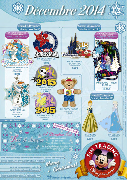 affiche pin's décembre 2014