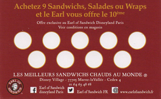 carte fidélité earl
