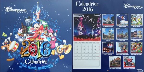 calendrier 2016