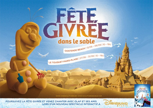 fête givrée dans le sable