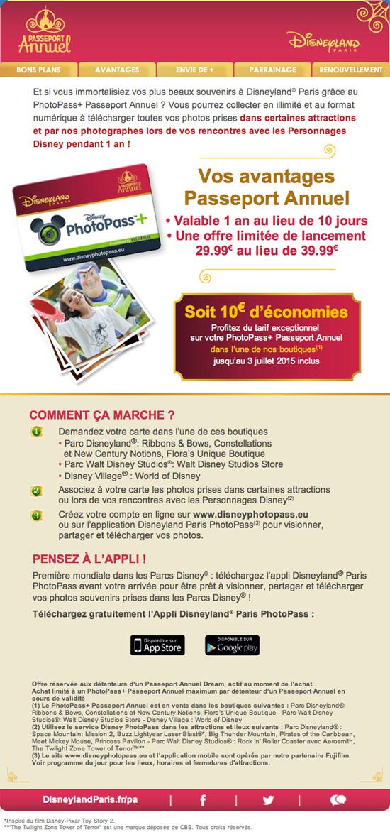 offre PA Photopass