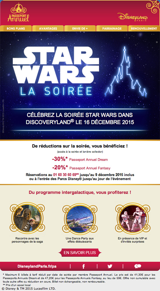 star wars soirée