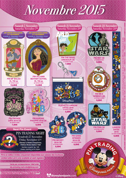 affiche pin's novembre 2015