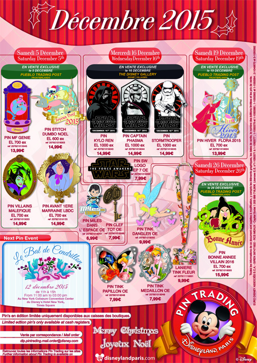 affiche pin's décembre 2015