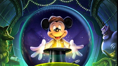 mickey magicien
