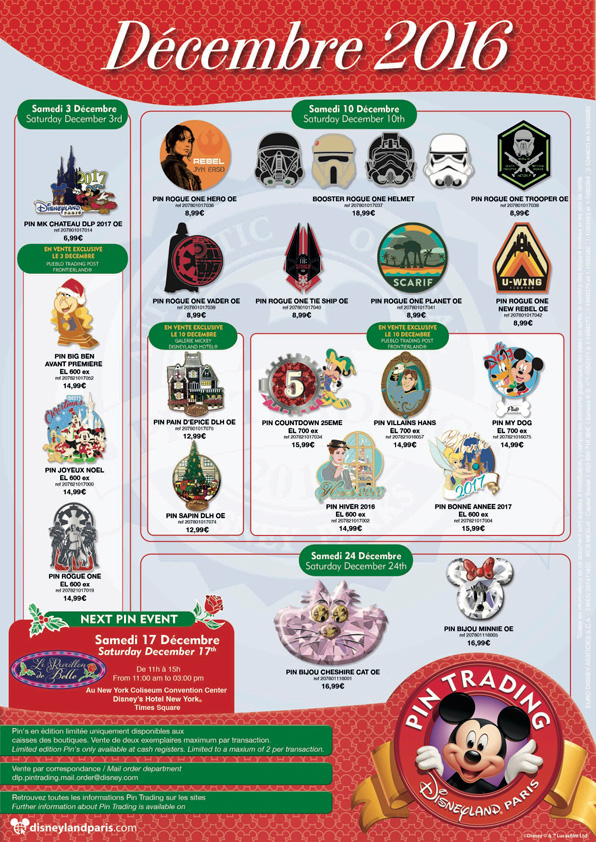 affiche pin's décembre 2016