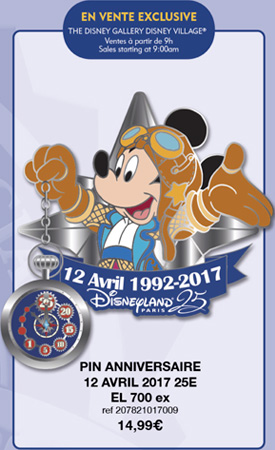 pin's 25 ans