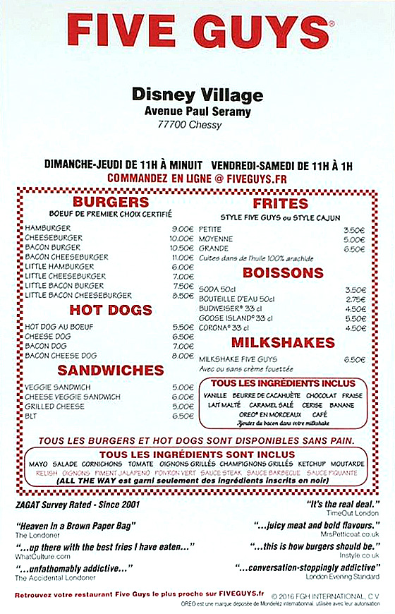 restaurant five guys