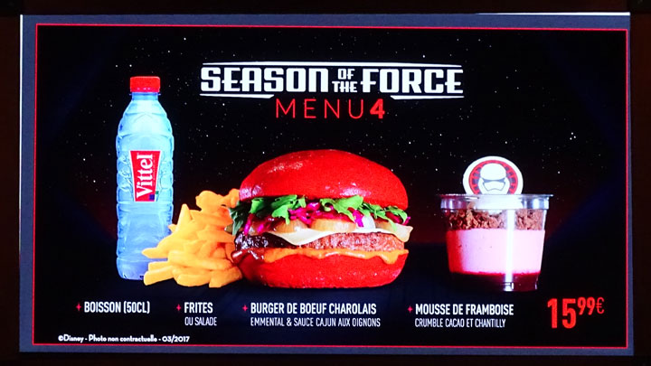 menu saison de la force