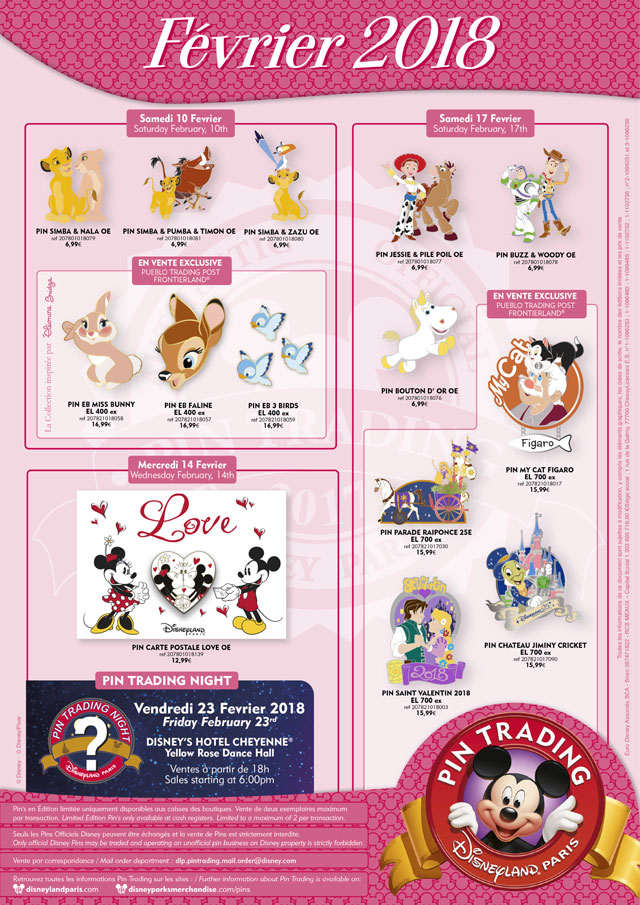 affiche pin's février 2018