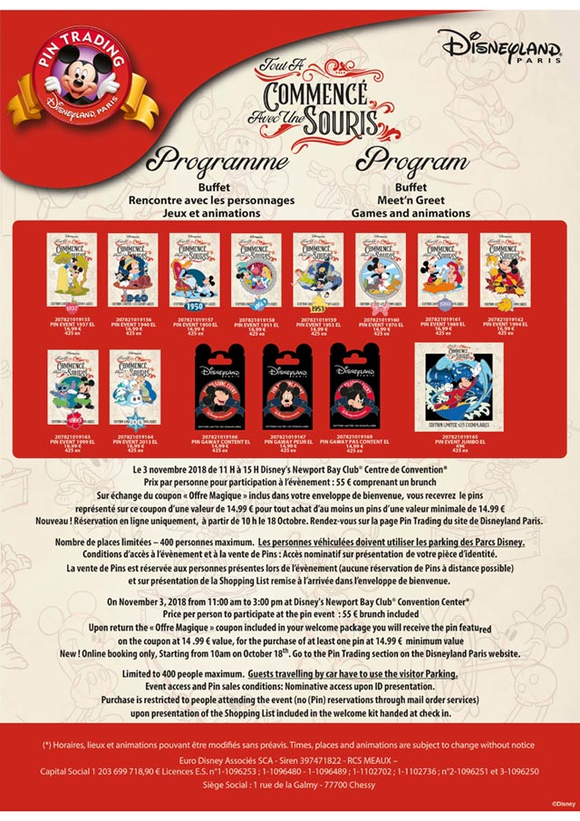 pin trading event