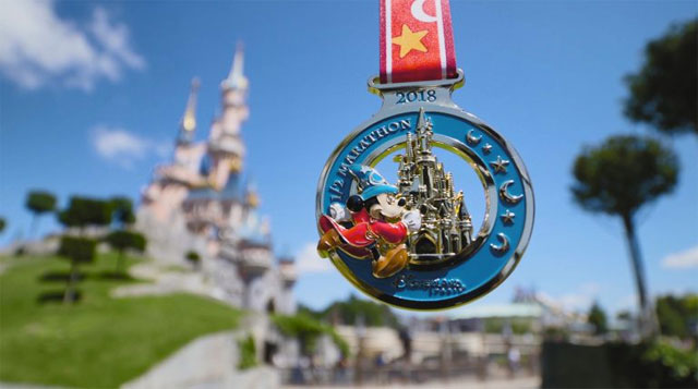 médailles rundisney