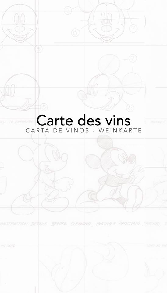 menu café mickey
