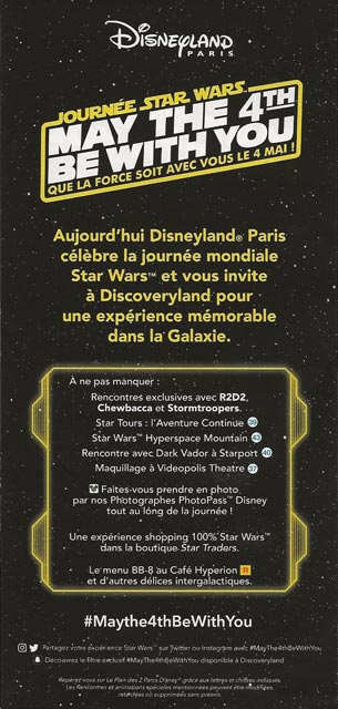 programme journée star wars