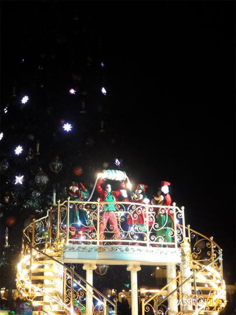 illumination du sapin de noël