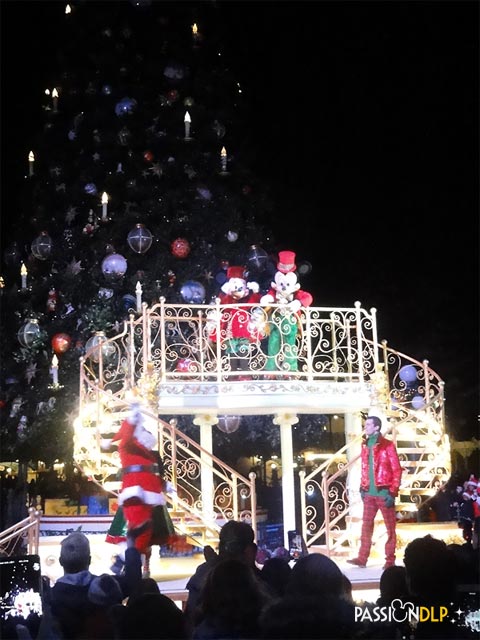 illumination du sapin de noël