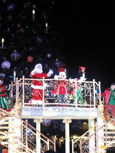 illumination du sapin de noël
