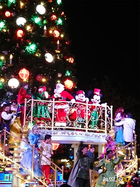 illumination du sapin de noël