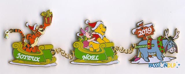 pin's train noël