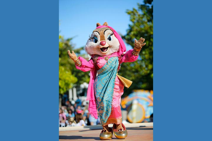 personnage disney selfie