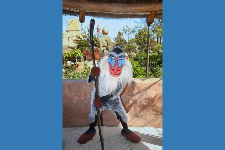 personnage disney selfie
