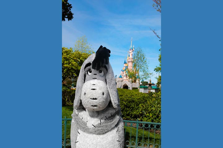personnage disney selfie