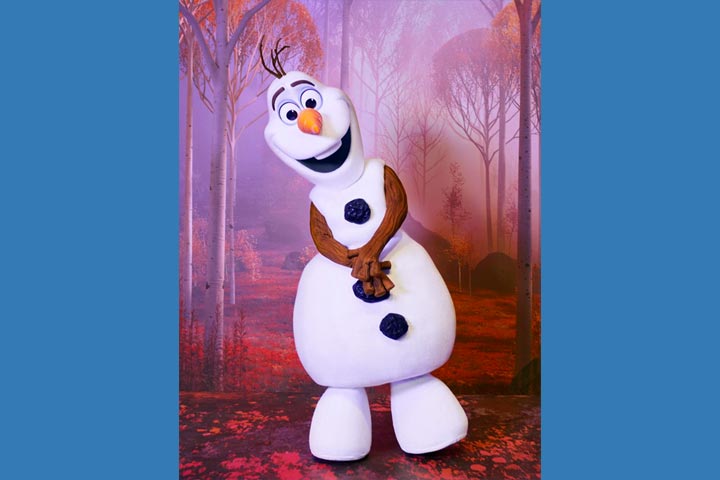 personnage disney selfie