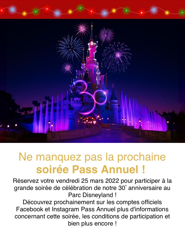soirée pass annuel