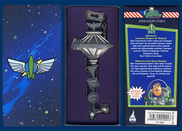 clé buzz lightyear laser blast
