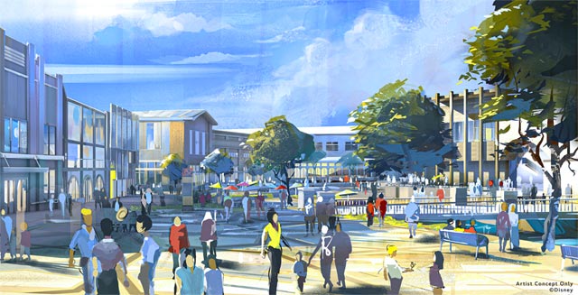 new disney village
