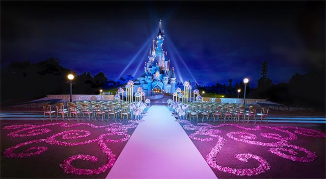 mariage à disneyland