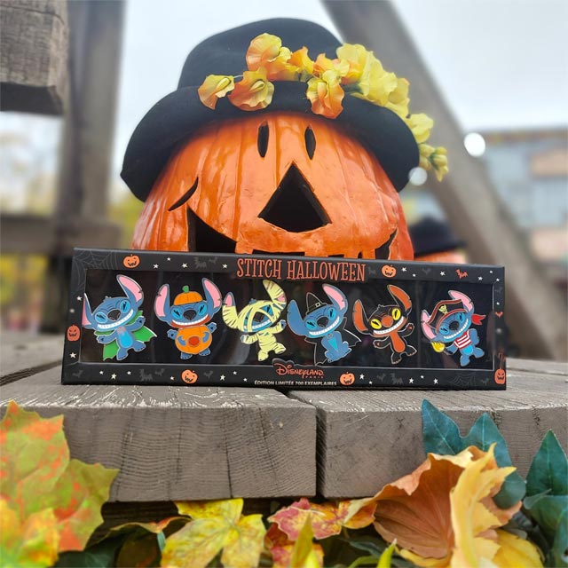pin's coffret stitch halloween