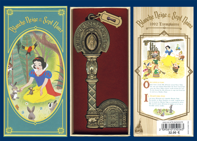 clé Blanche Neige et les Sept Nains