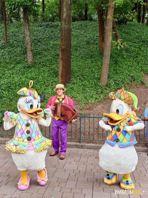L’accordéoniste de Donald et Daisy