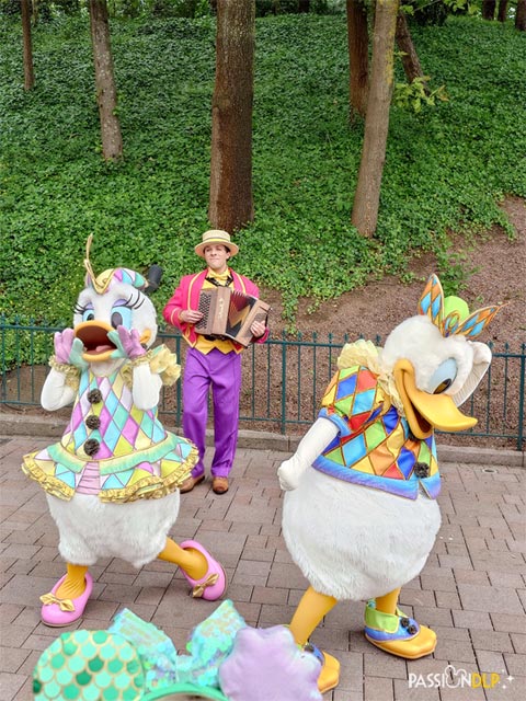 L’accordéoniste de Donald et Daisy