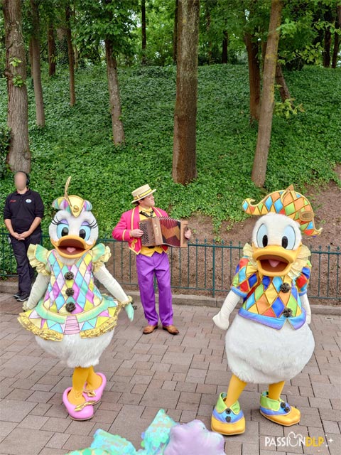 L’accordéoniste de Donald et Daisy