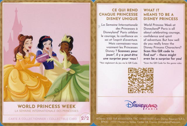 carte La Semaine Internationale des Princesses