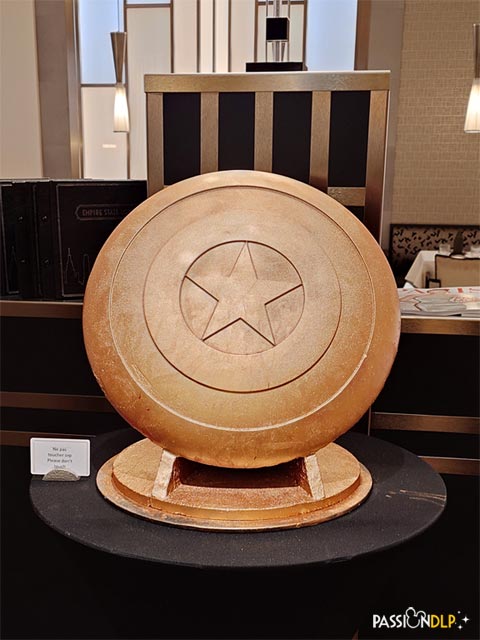 bouclier chocolat captain america