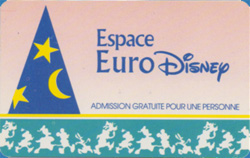 admission gratuite pour une personne