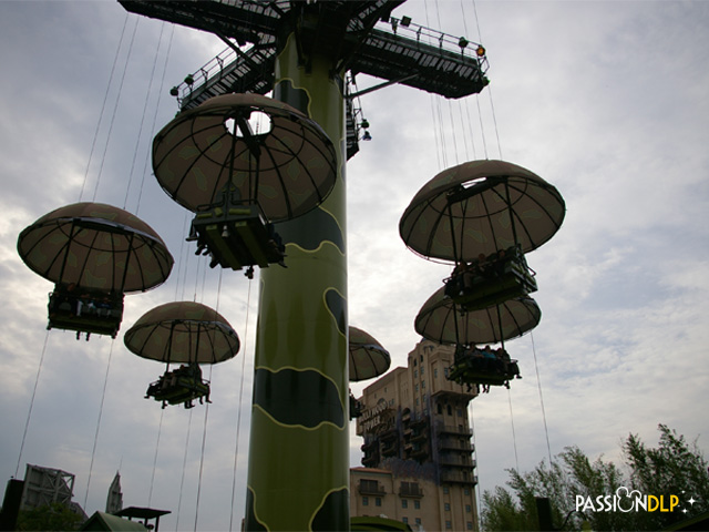 toy soldier's parachute drop