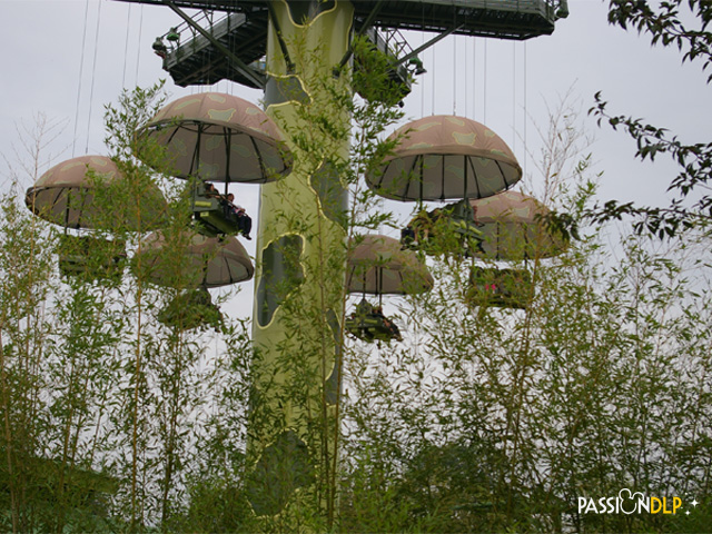 toy soldier's parachute drop