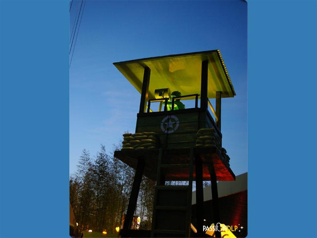 toy soldier's parachute drop