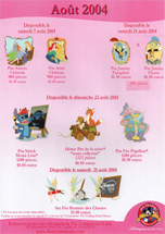 affiche pins août 2004