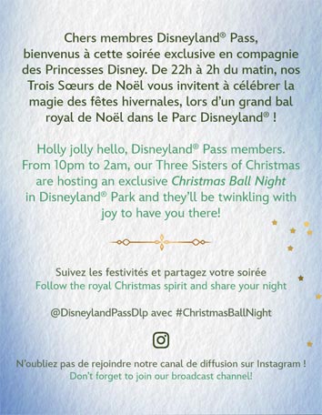 Programme de la soirée du 5 décembre 2025