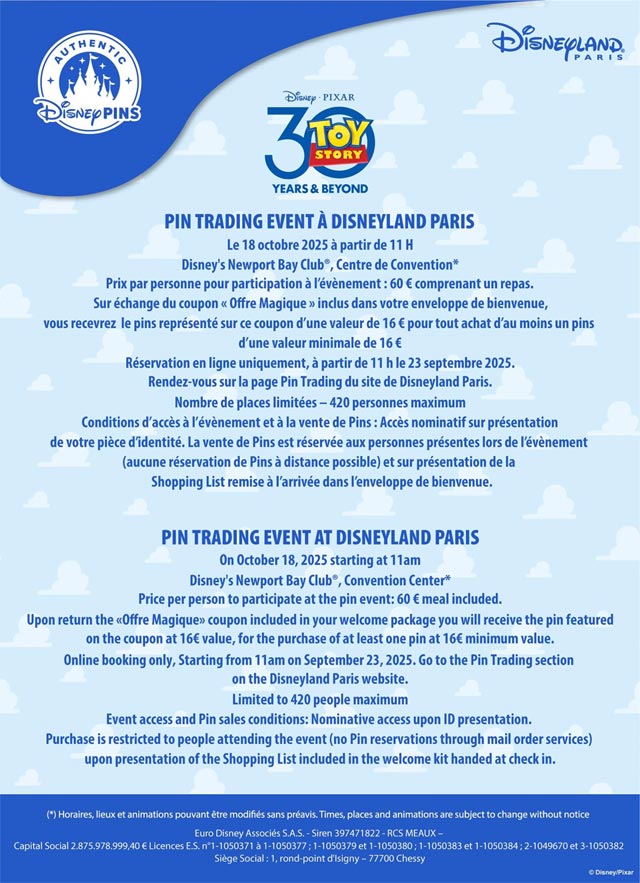 pin trading event